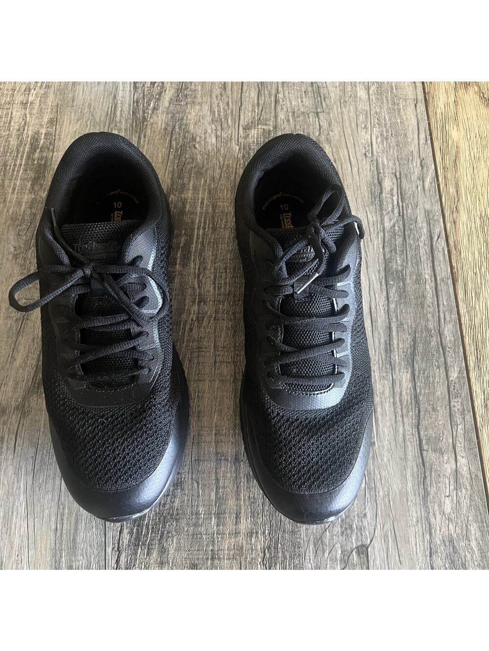 TredSafe enduroPro Slip Resistant Black Men's Work Shoes Durable Safety Footwear